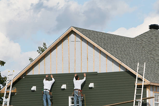 Professional Siding Contractor technician working in Dunkirk, NY